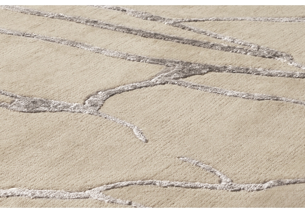 Raindrops Viscose / Wool Handwoven Luxury Rug