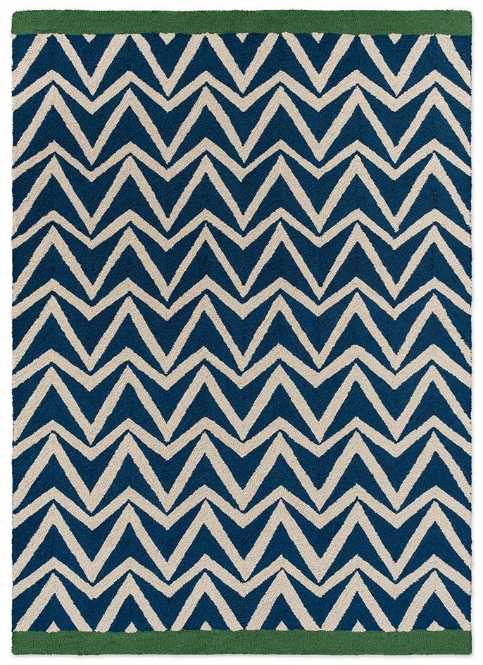Flat Weave Blue Outdoor Rug | Size: 200 x 280 cm