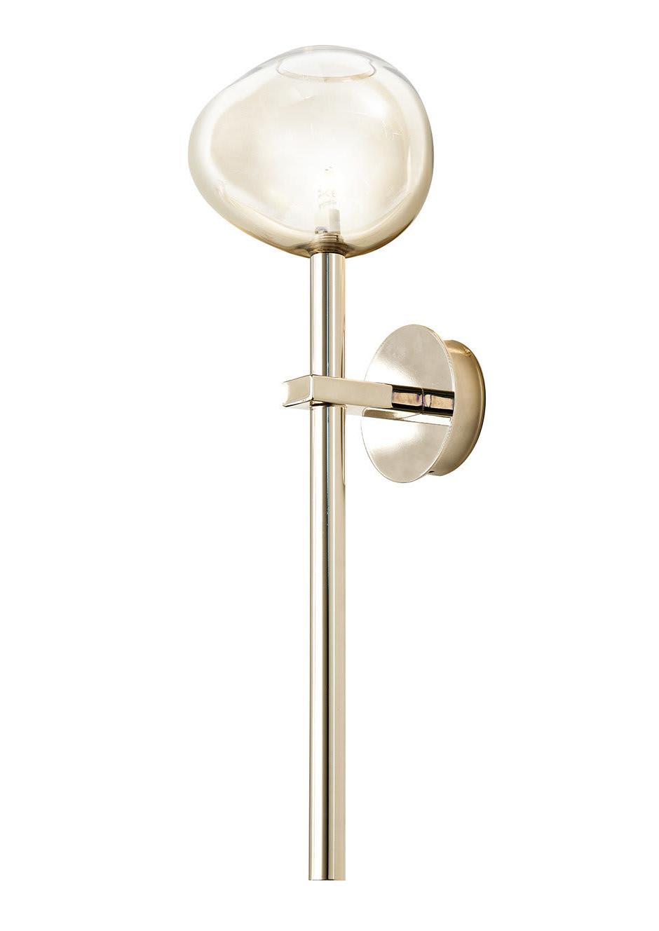 Gold Honey Glass Wall Sconce