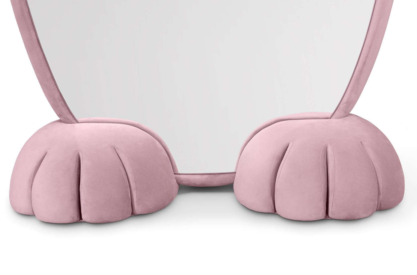 Bunny Pink Floor Mirror