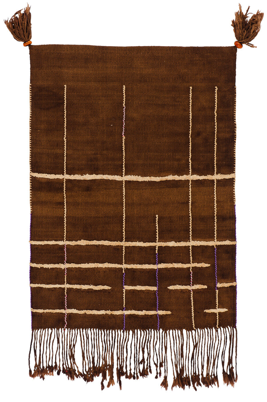 Tribal Brown Luxury Hand-woven Rug ☞ Size: 300 x 400 cm