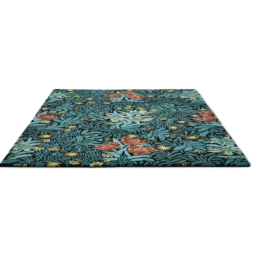 Bower Designer Turquoise Rug | Size: 140 x 200 cm