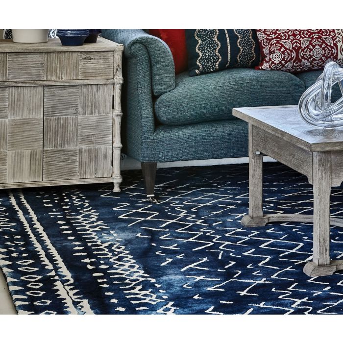 Moroccan Indigo Luxury Rug