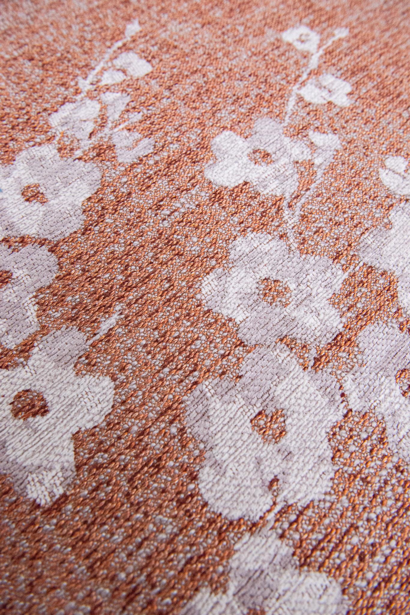 Copper Pink Round Rug | Size: Ø 240 cm