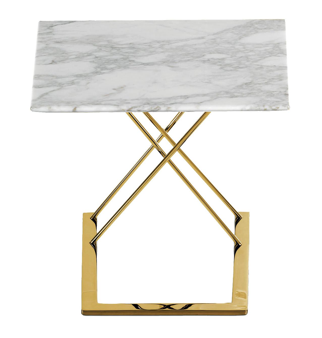 Orione Low Marble Handcrafted Side Table