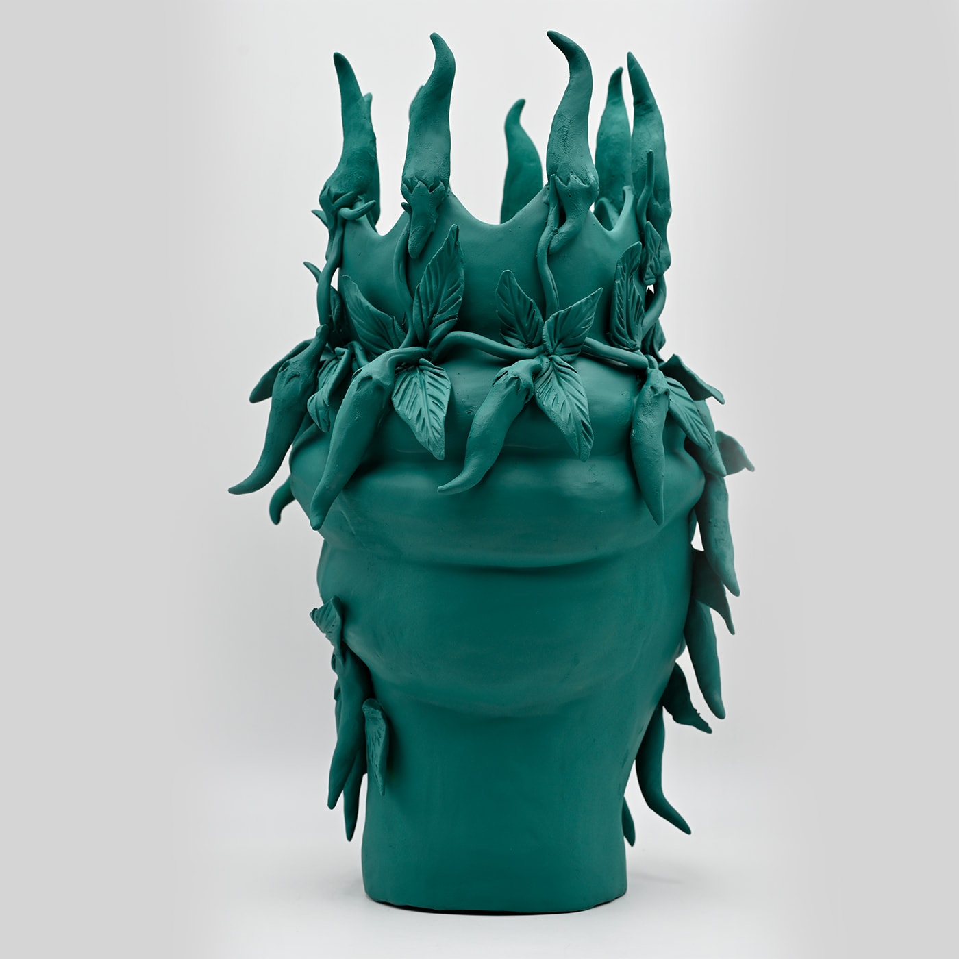 Dark Green Moor's Head Artwork