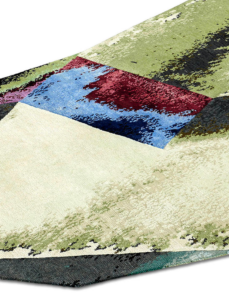 Galileo Hand-Knotted Wool / Silk Rug | Size: 160 × 365 cm