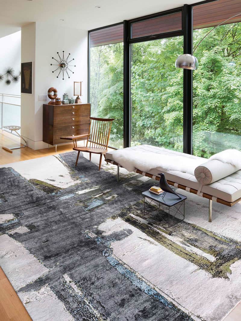 Green Rust Hand-Woven Exquisite Rug | Size: 365 x 457 cm