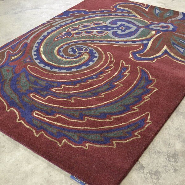 Paisley Burgundy 57500 Rug | Size: 140 x 200 cm