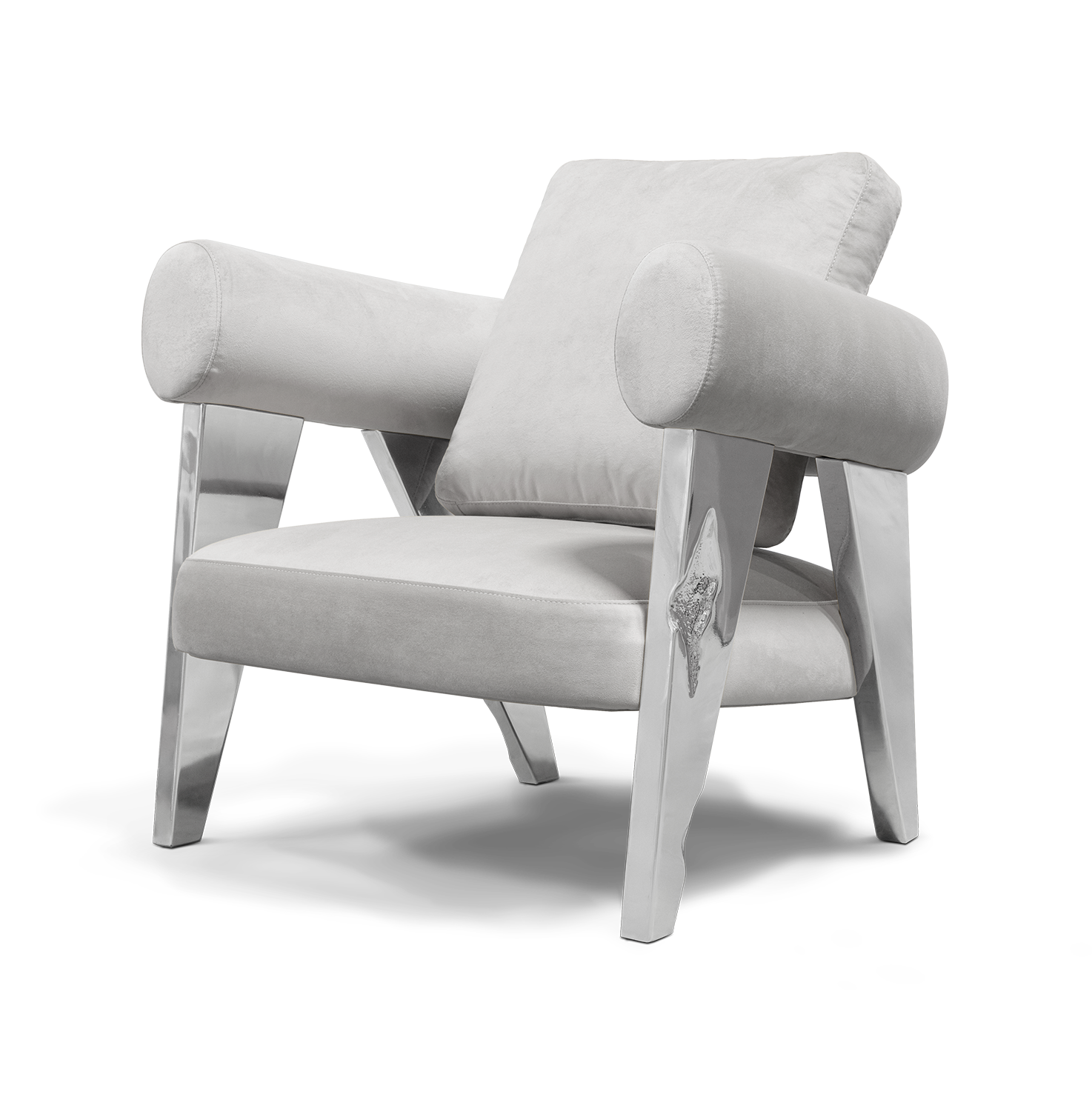 Enigma Grey Designer Armchair