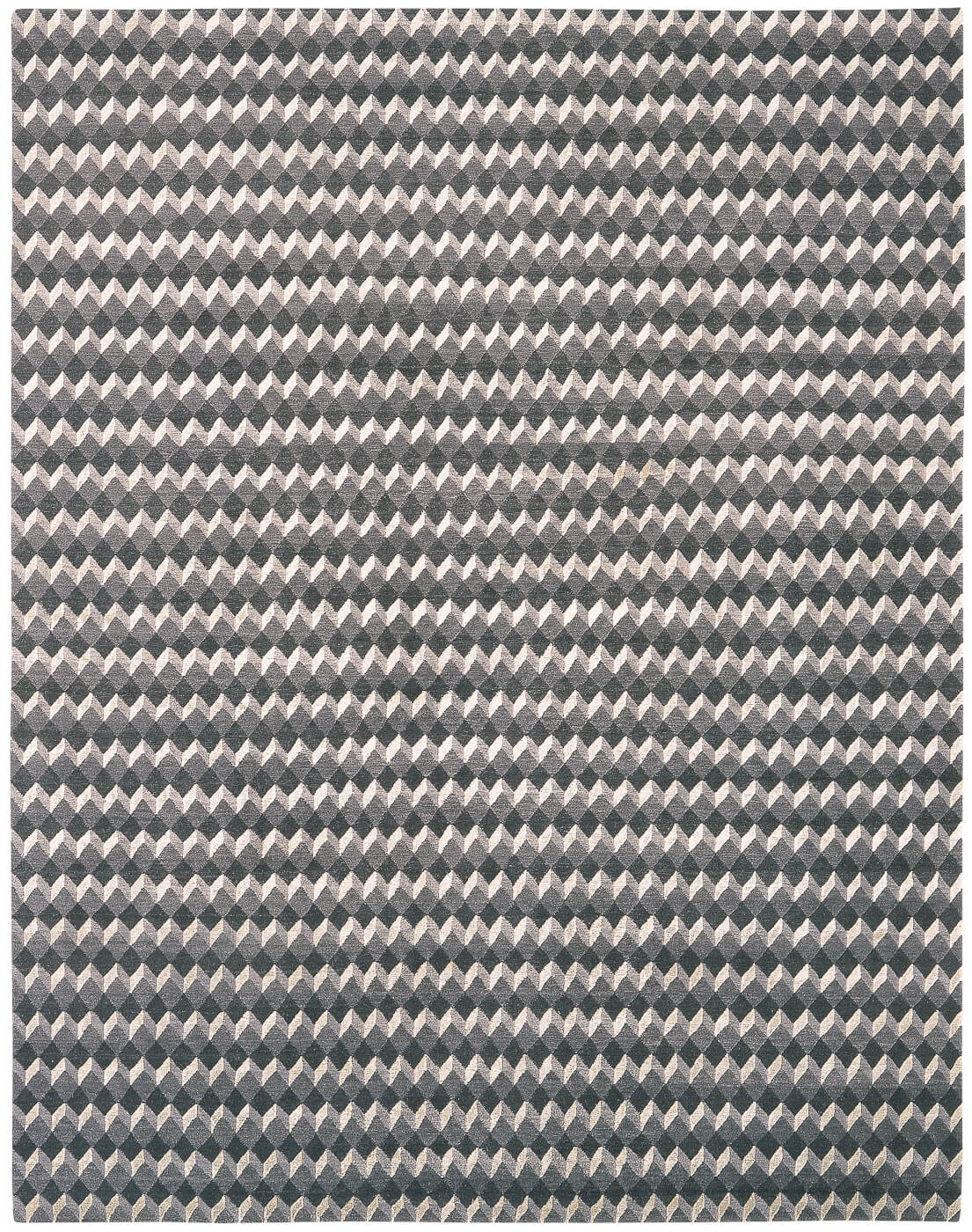 Cubus Grey Striped Luxury Rug ☞ Size: 250 x 300 cm