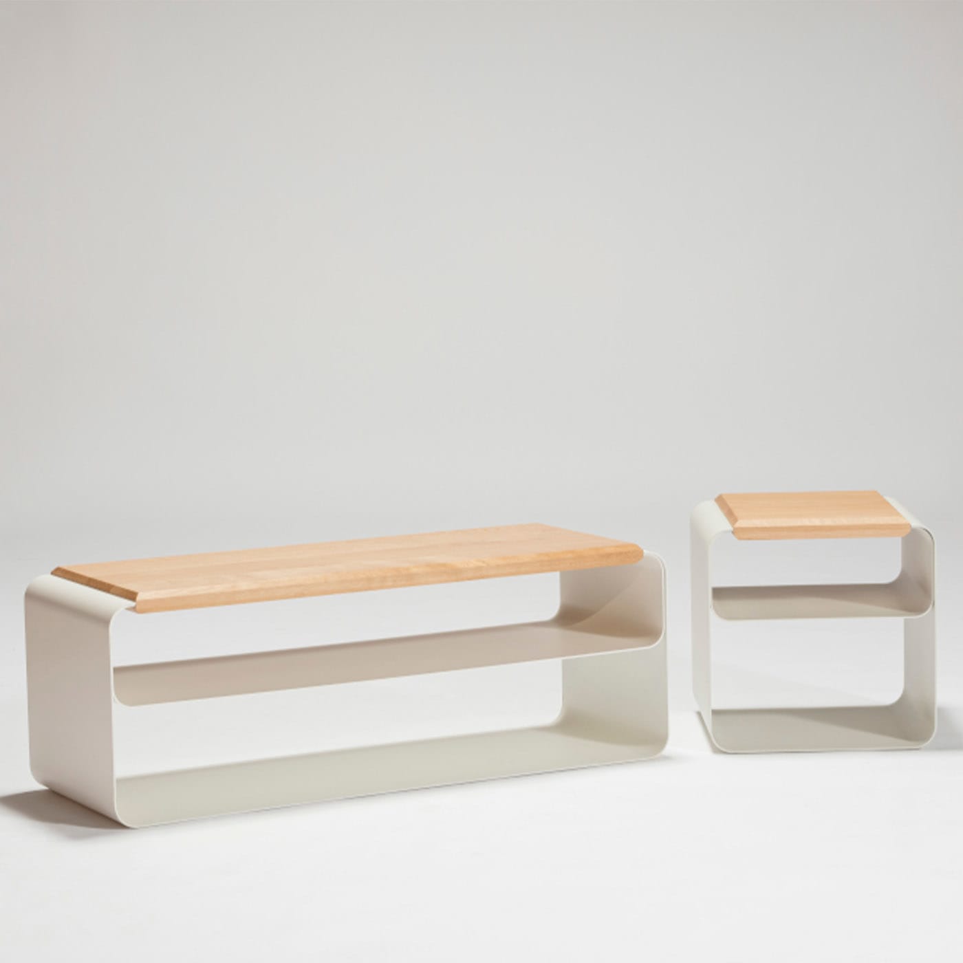 Essential Wood &amp; Metal Stool