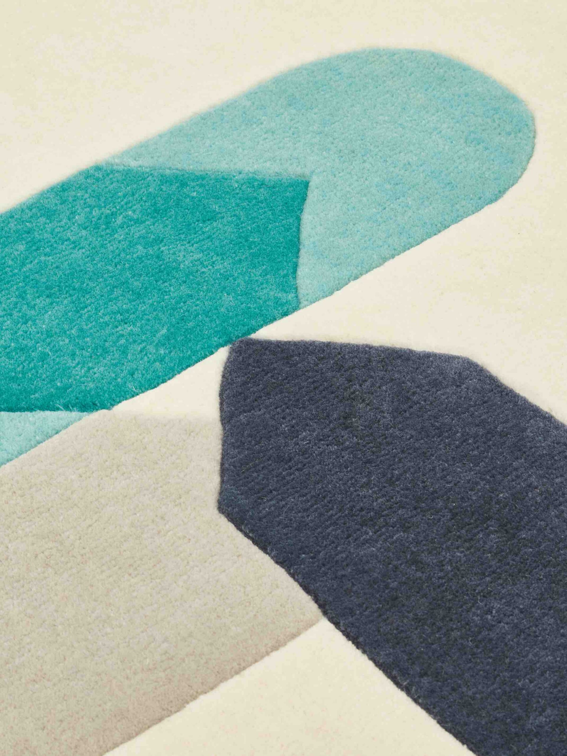 Color Stamp Wool Rug