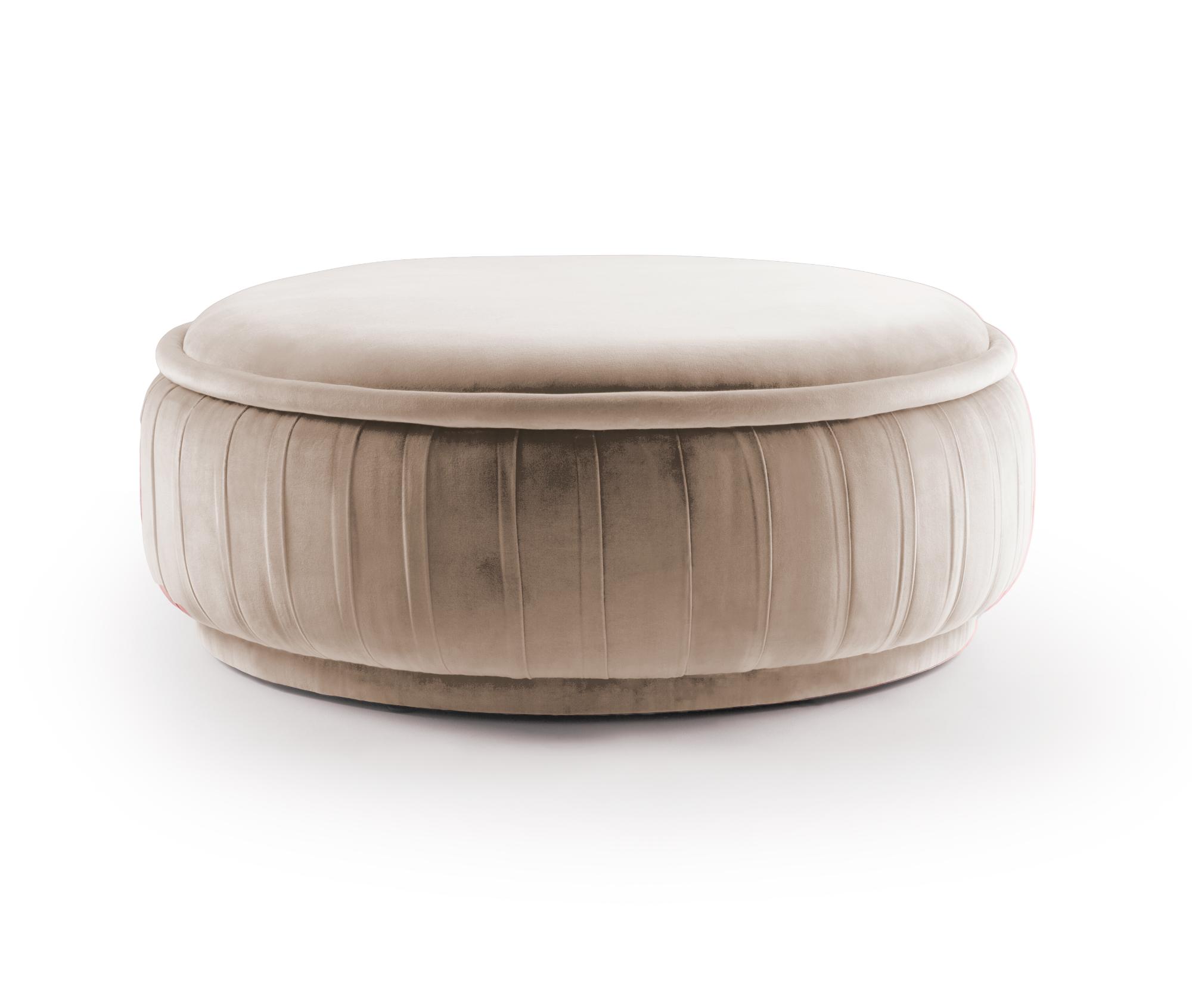 Malibu Round Pouf
