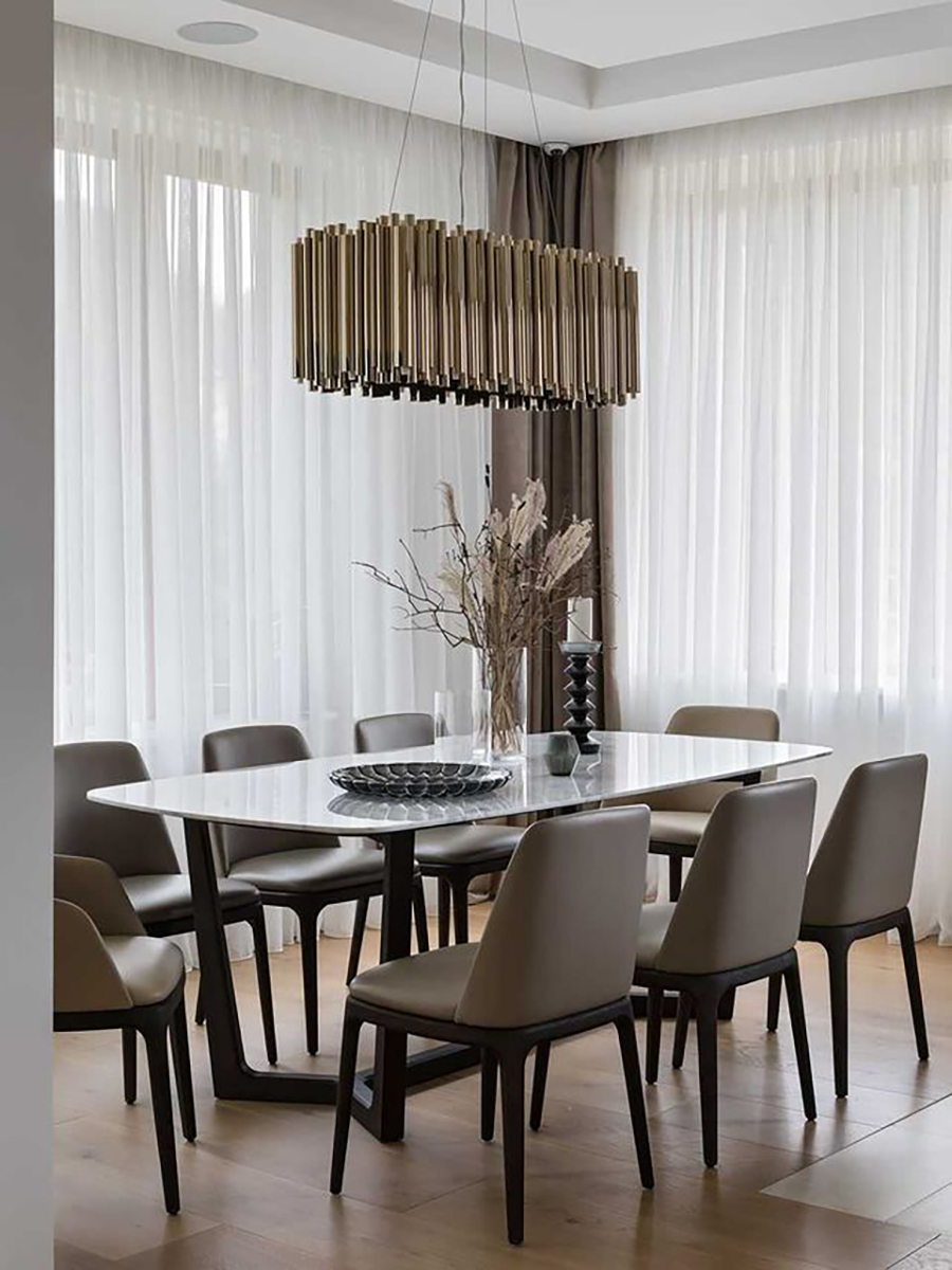 Brubeck Harmony Rectangular Suspension Lamp - 1