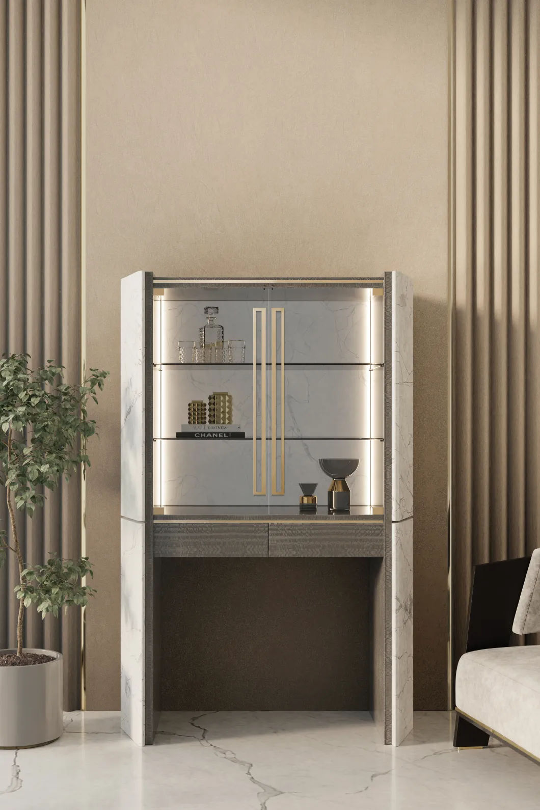 Zenith Bar Cabinet