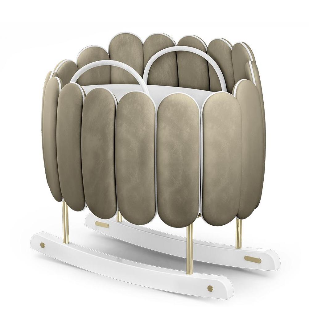 Lotus Gentle Rocking Crib