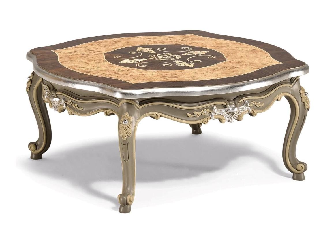 Re Carlo Gold Italian Coffee Table