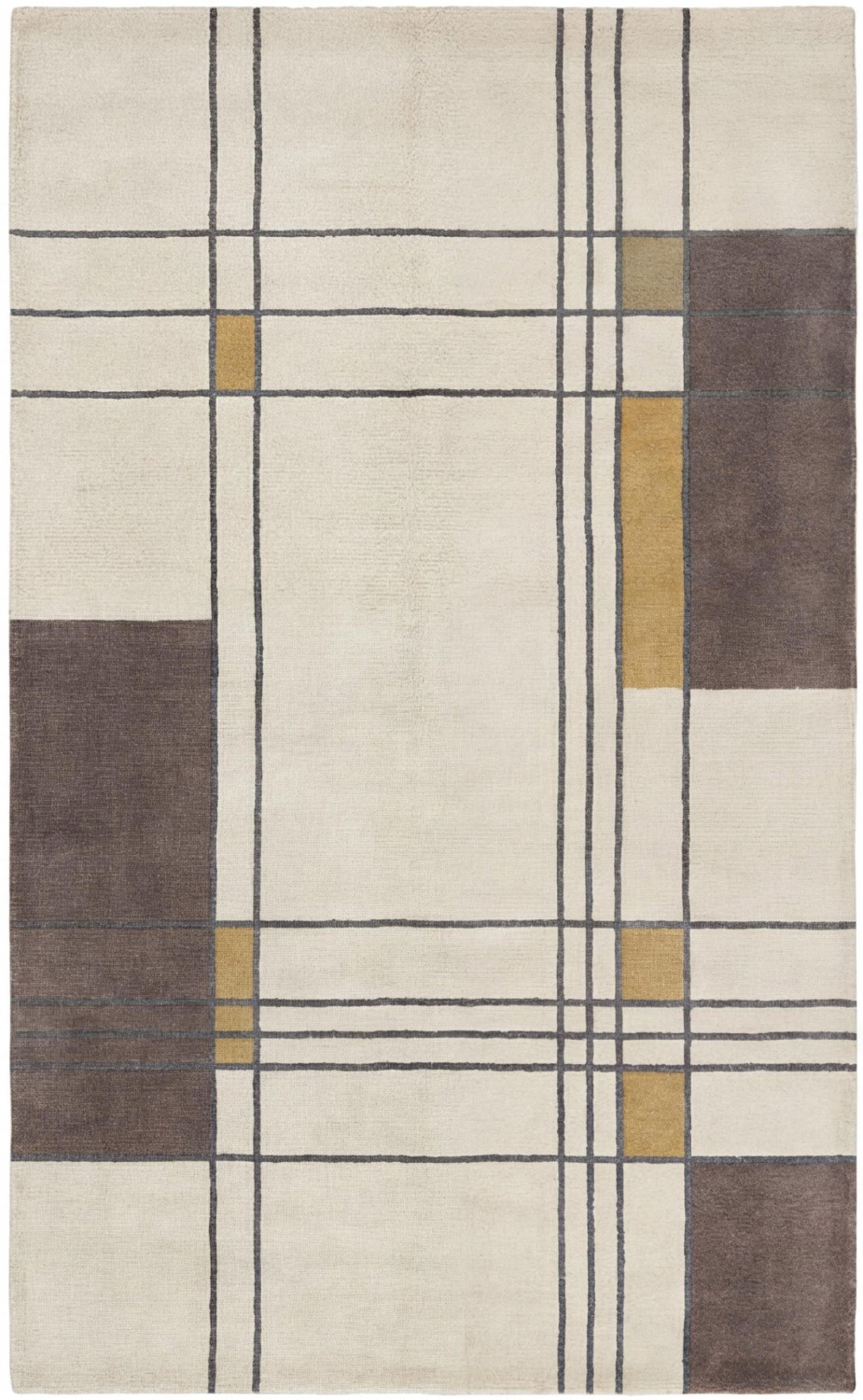 Measured Grid Modern Rug | Size: 200 × 300 cm