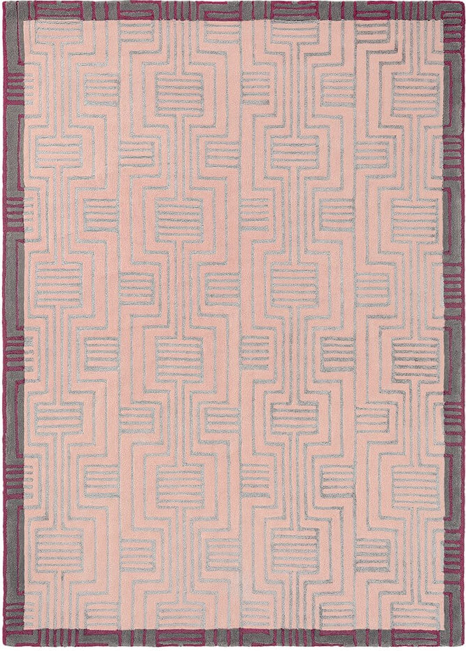 Hand Woven Pink Rug | Size: 250 x 350 cm