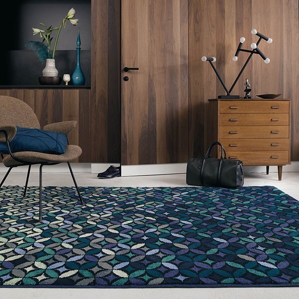Cosmoz Teal 58908 Rug | Size: 170 x 240 cm