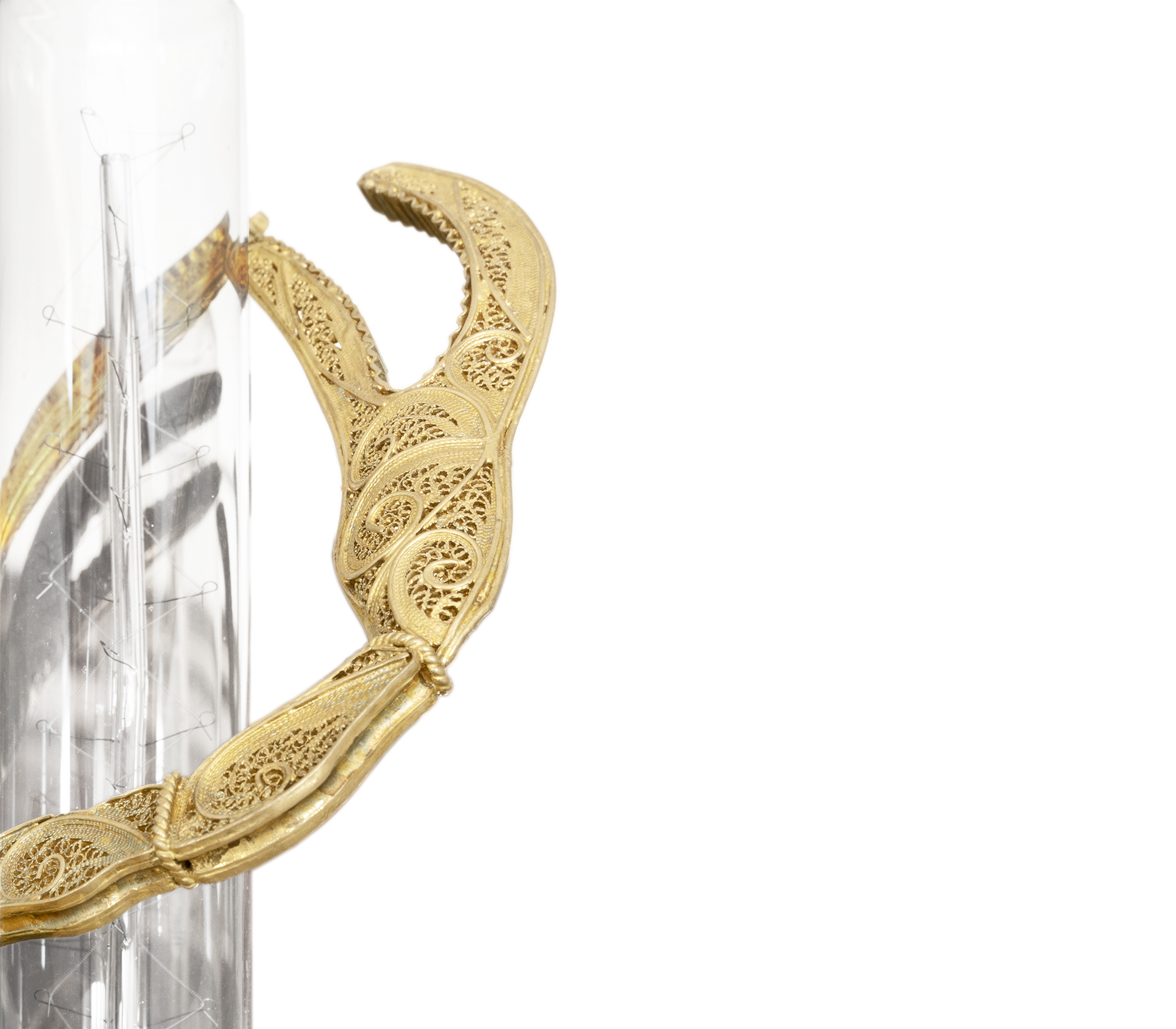 Aurora Filigree Scorpion Wall Lamp