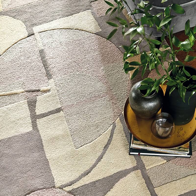 Segments Stone Rug | Size: 140 x 200 cm