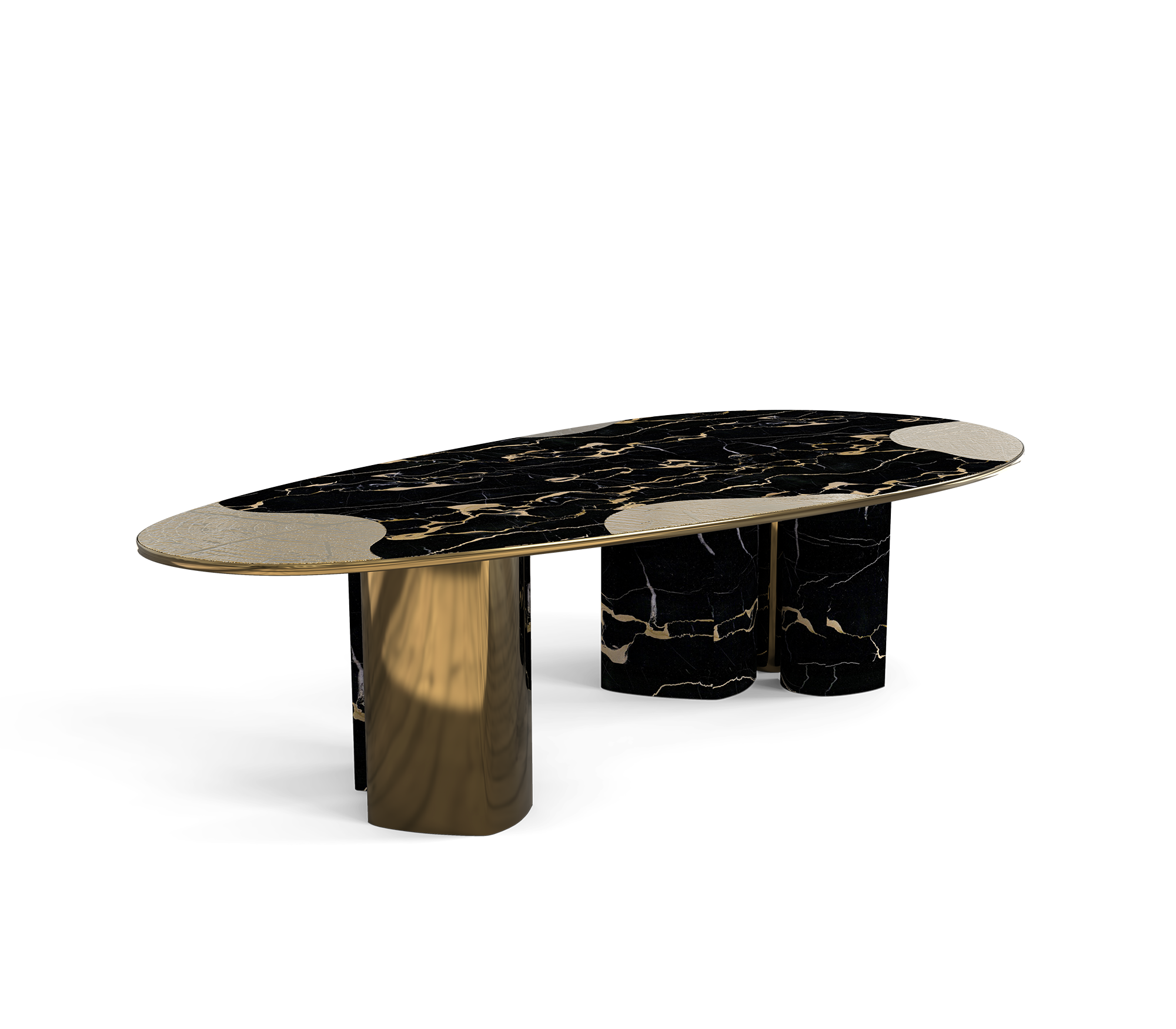 Marble & Patina Luxe Dining Table