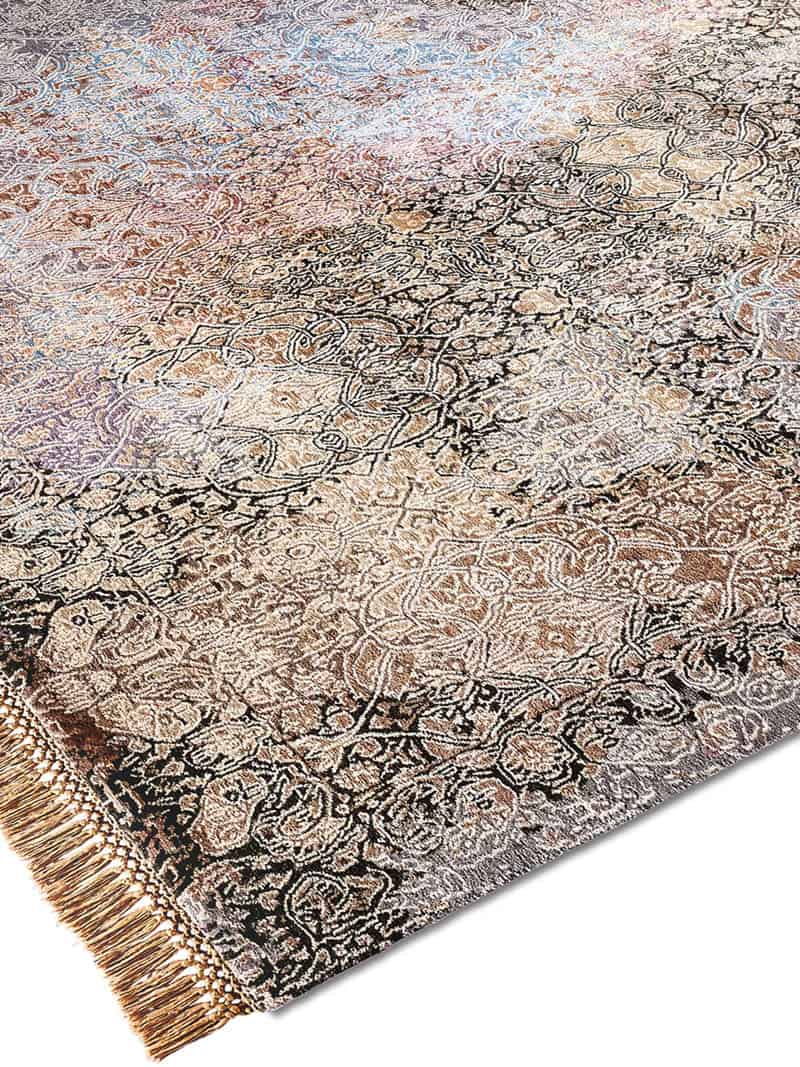 Ferahan Splash Hand-Woven Exquisite Rug