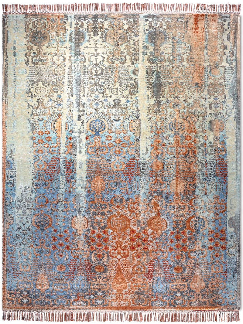 Woods Handmade Luxury Rug | Size: 122 × 183 cm