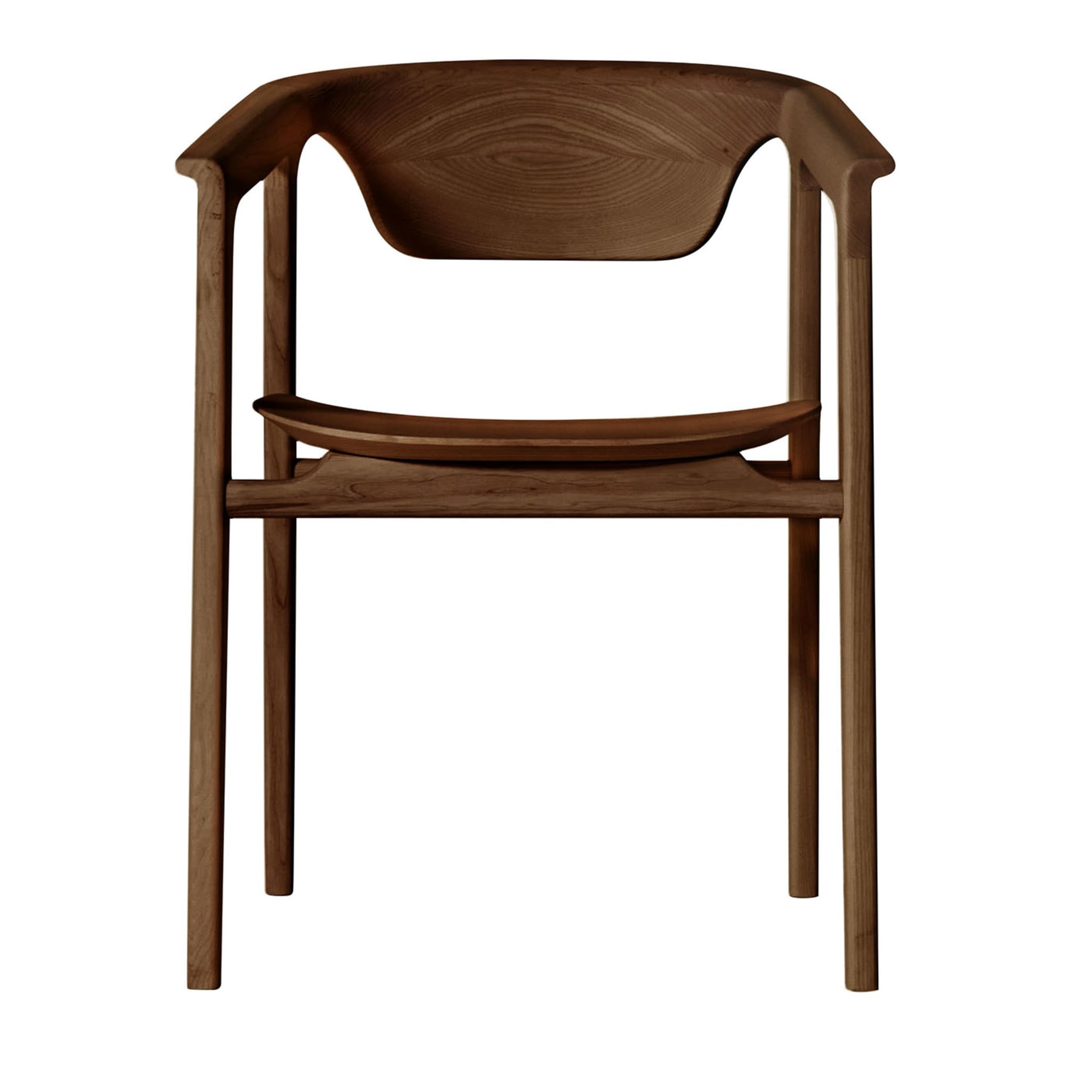 Duna Brown Contemporary Italian Chair