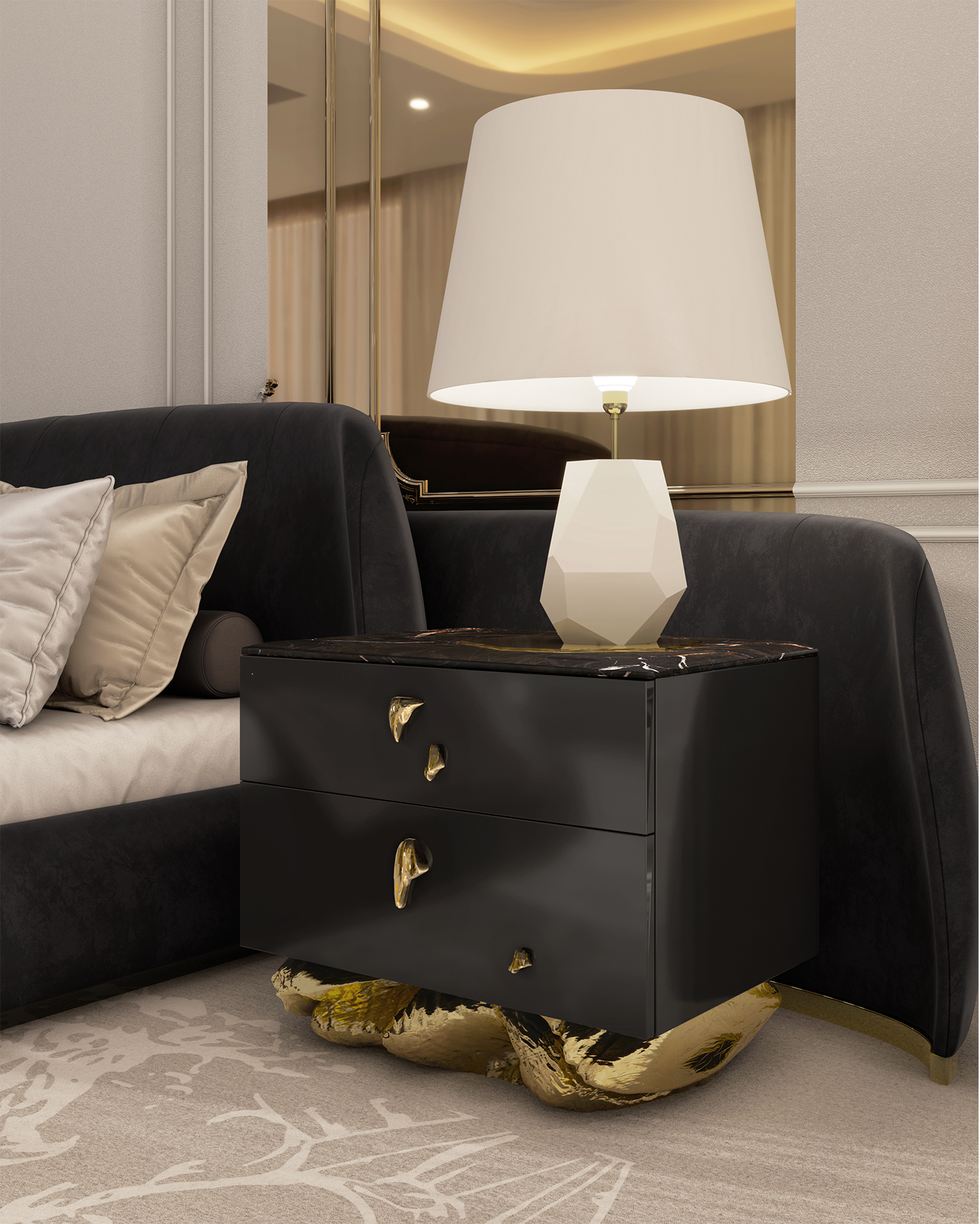 Angra Petite Designer Nightstand