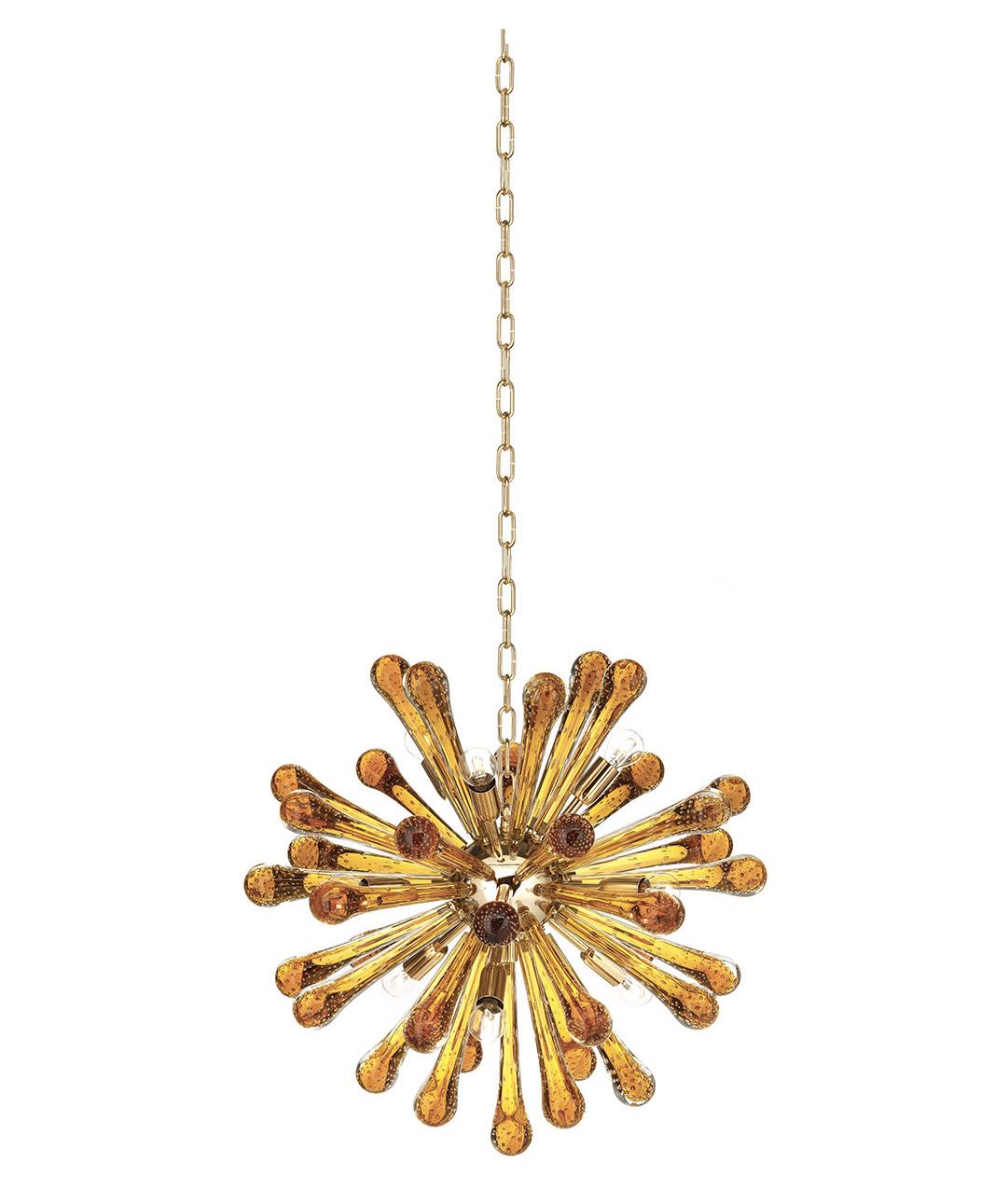 Sputnik Gold Chandelier