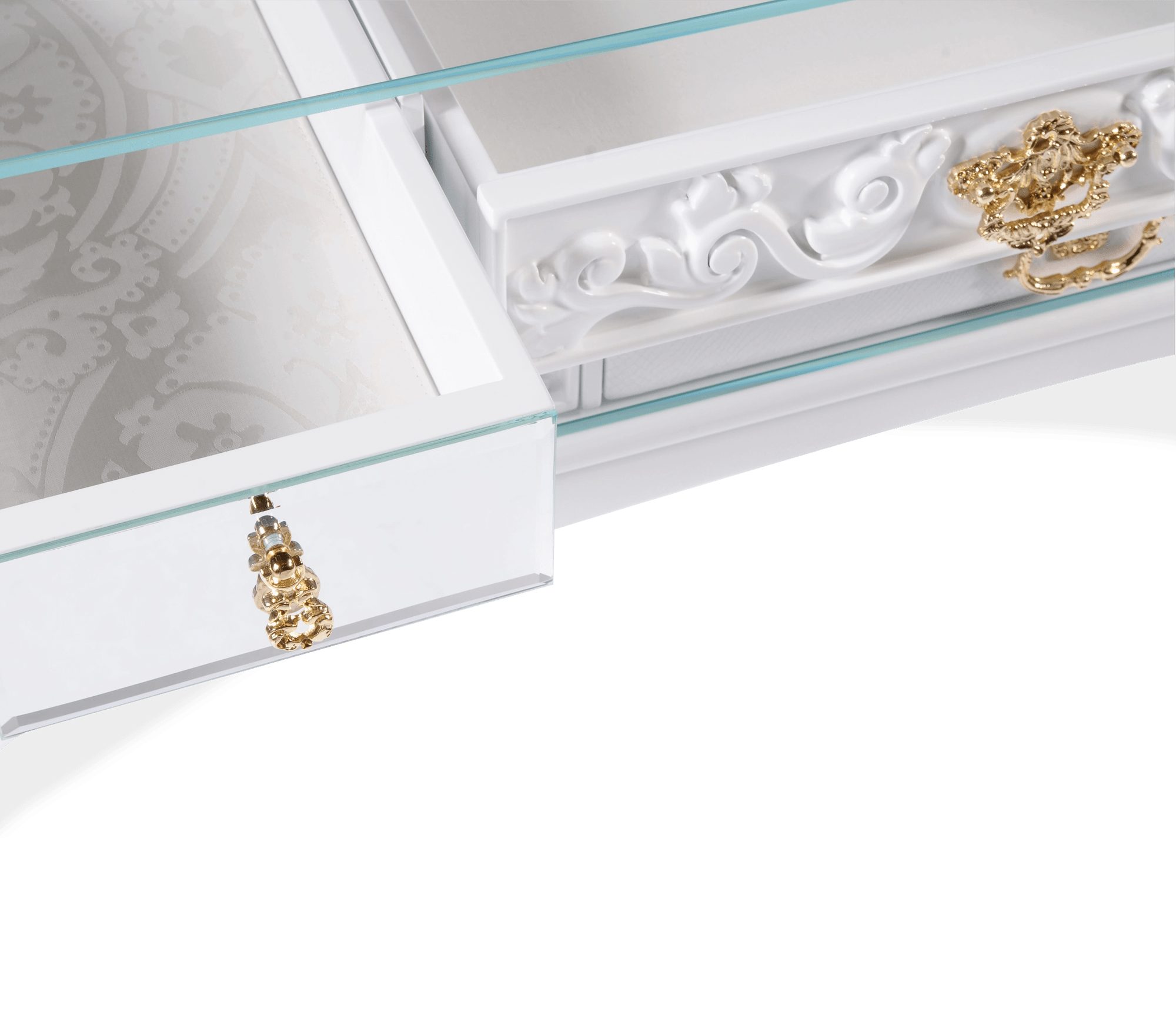 Windsor White Luxe Console