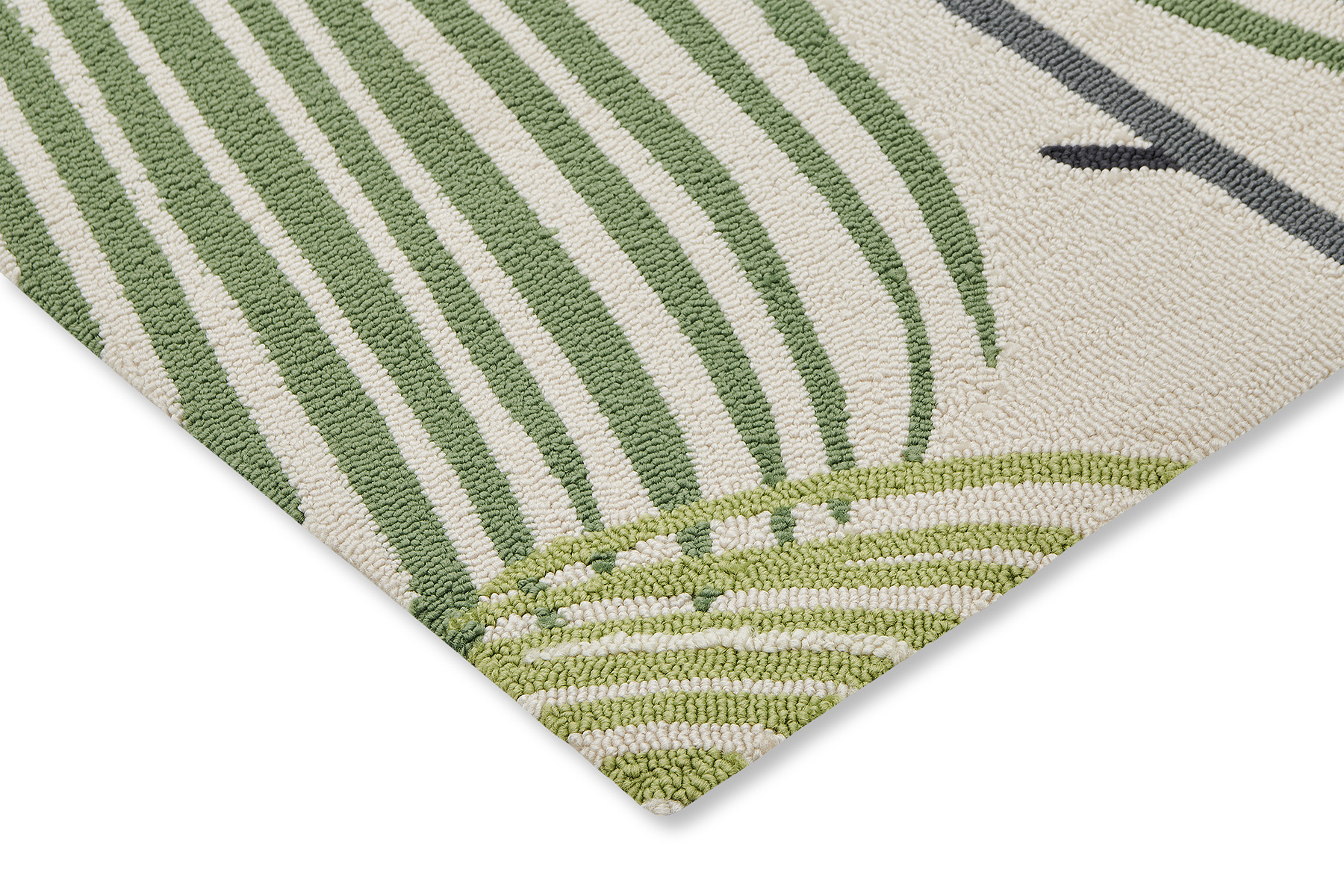Leaf Green Outdoor Handwoven Rug