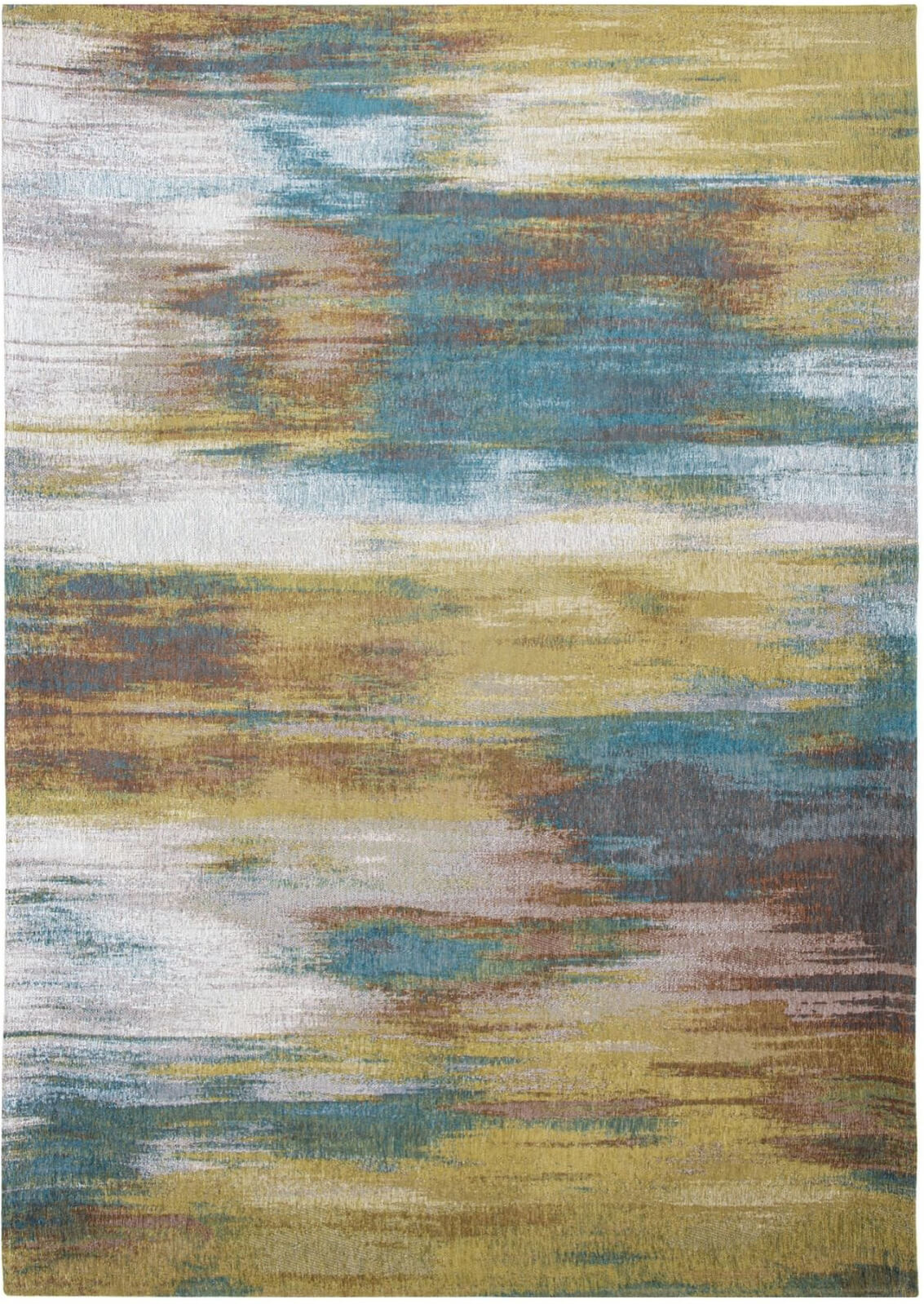 Modern Art Flatwoven Bronze Rug