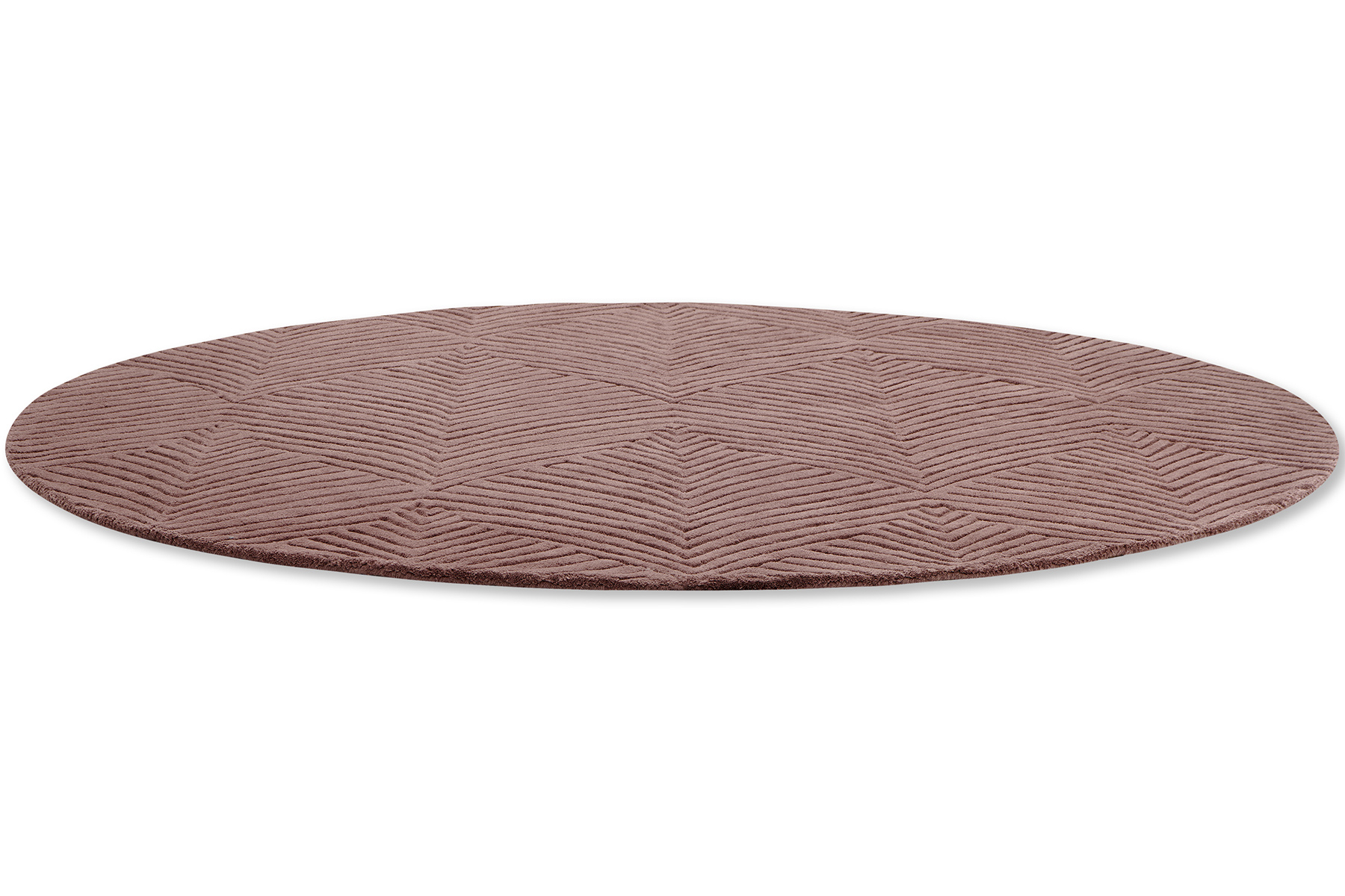 Folia Mink 38902 Circle Modern Hand Woven Rug | Size: Ø 150 cm