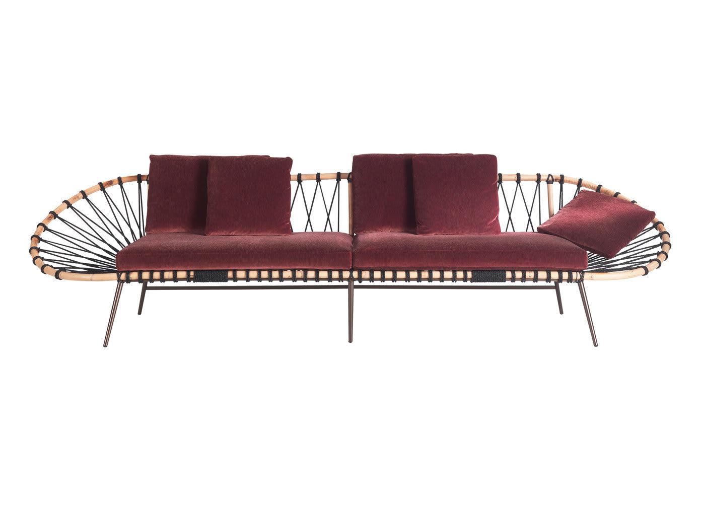 Discovery Oval Red Artisan Sofa