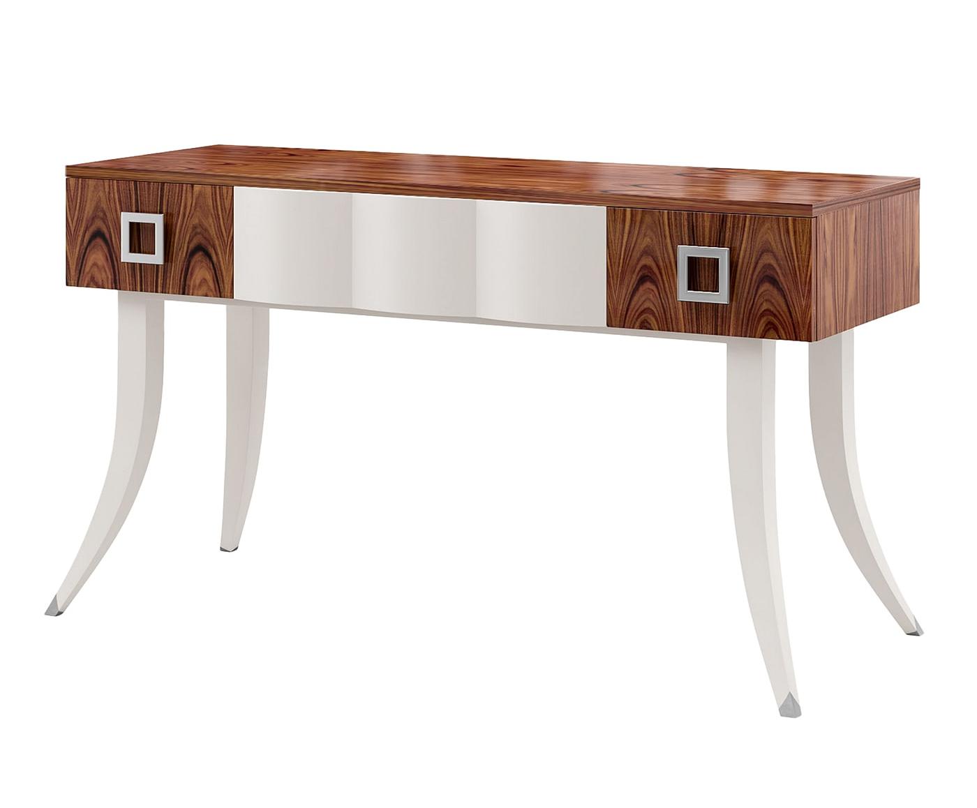 Oscar Dark and White Handcrafted Dressing Table