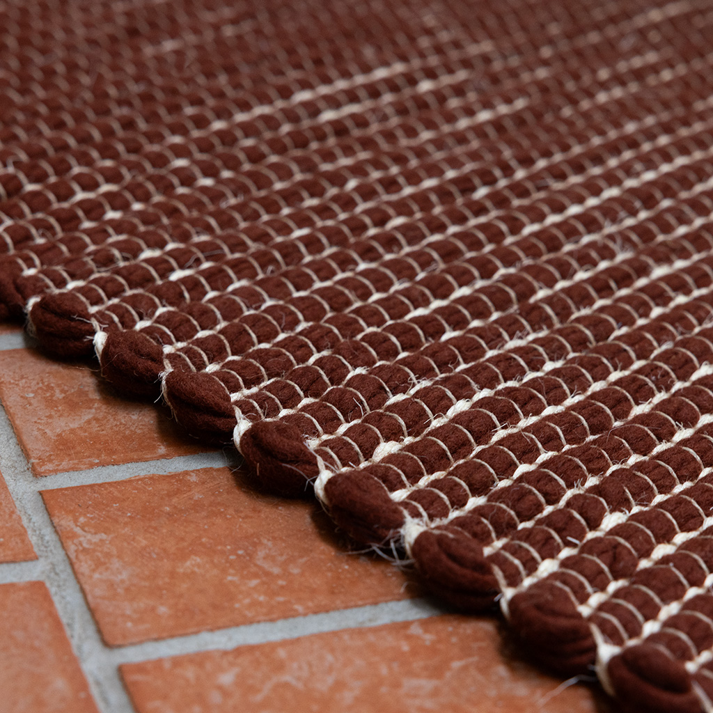 Border Rust Rug | Size: 170 x 240 cm