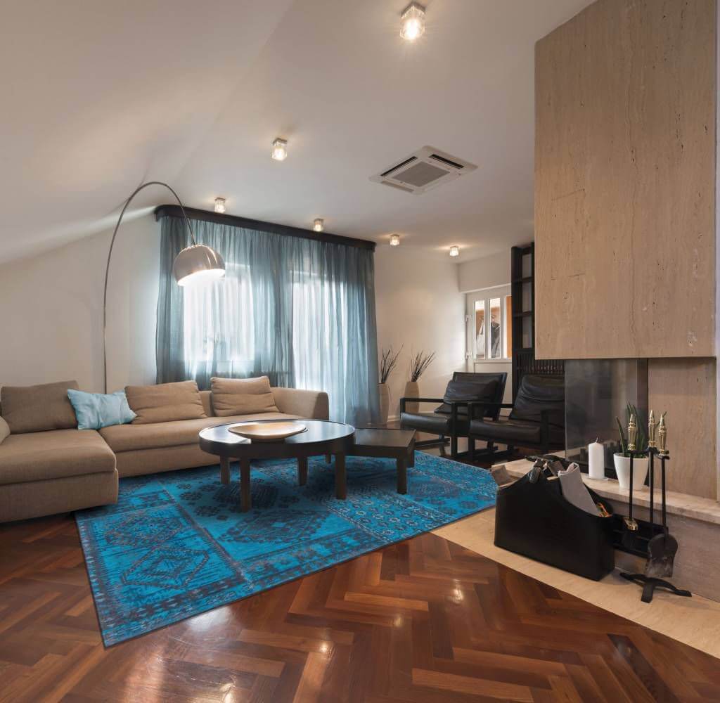 Blue Lagoon Rug by Louis de Poortere | Size: 170 x 240 cm