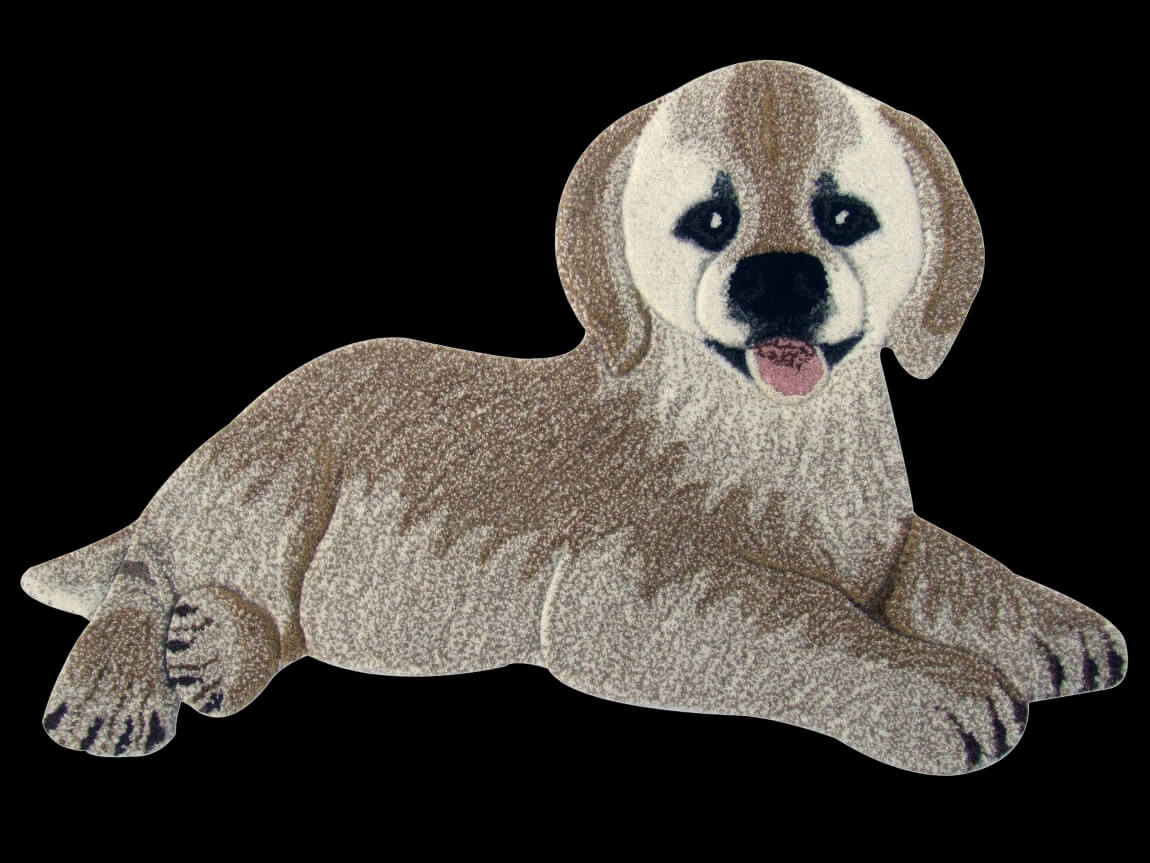 Animals Dog Gold Rug