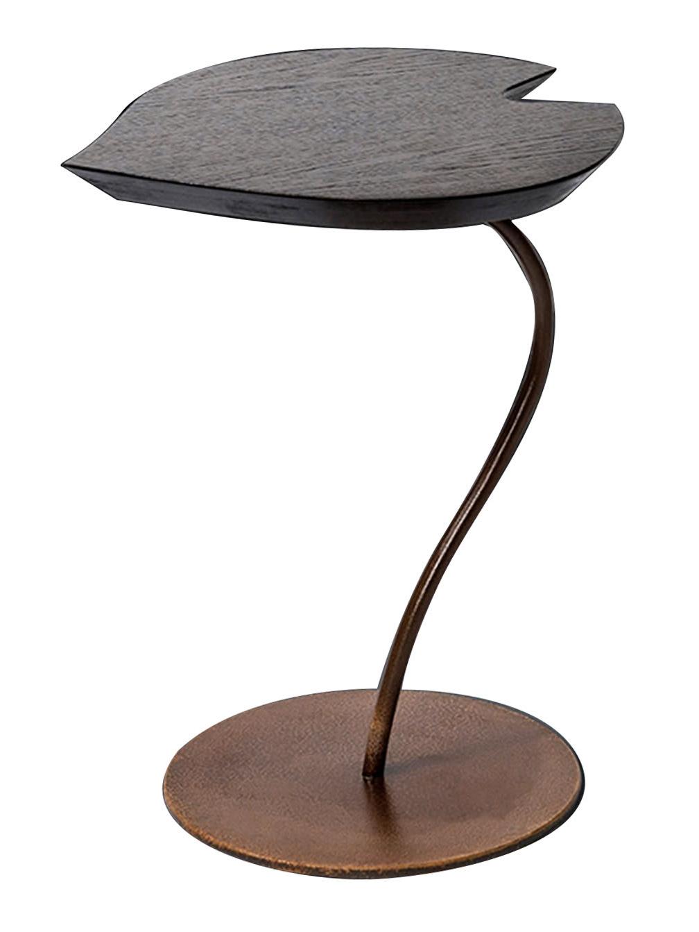 Leaf Corten Italian Side Table
