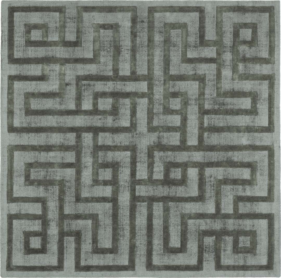 Labyrinth Laurel Hand-Loom Rug