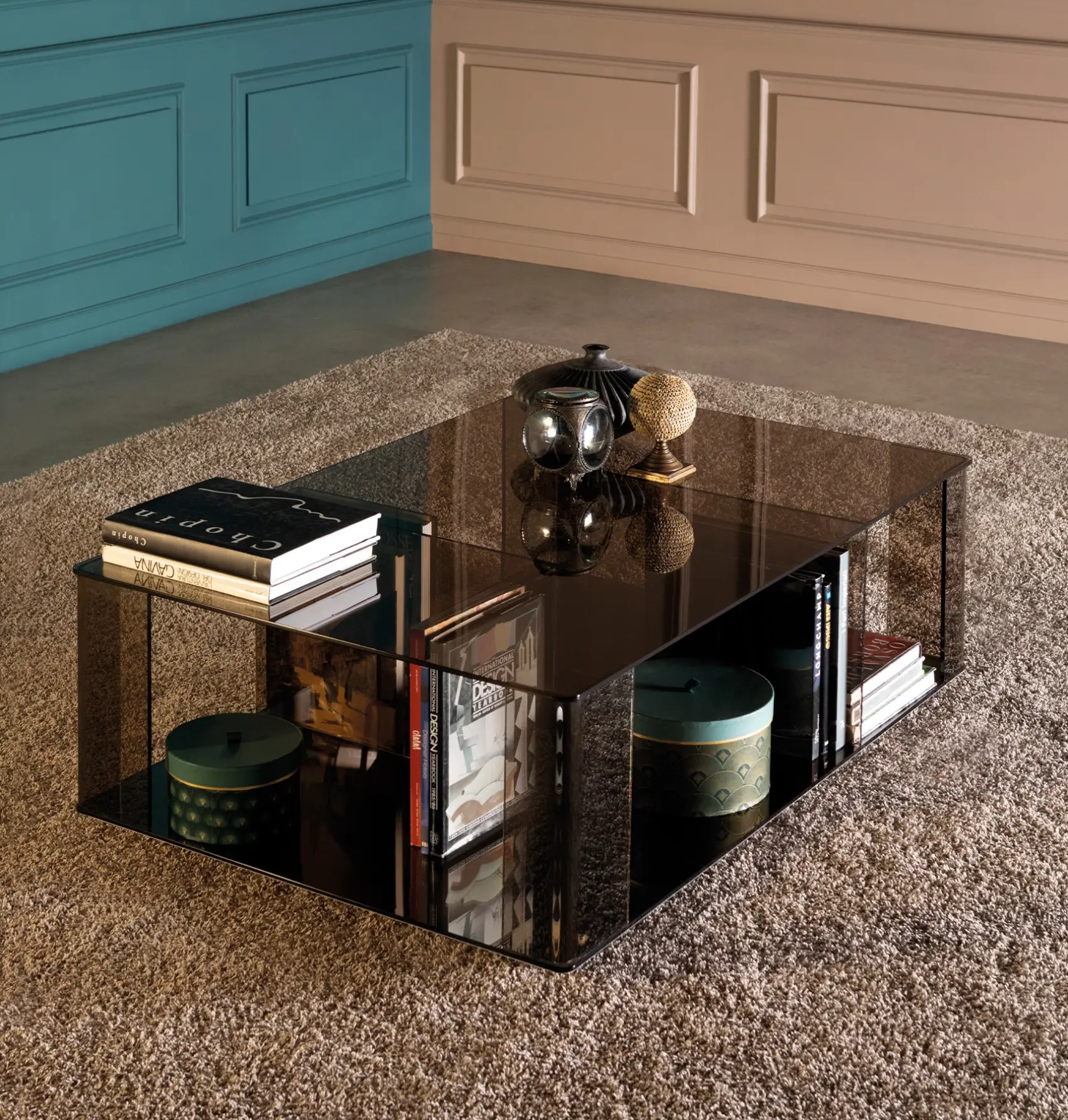 Dedalo Glass Coffee Table
