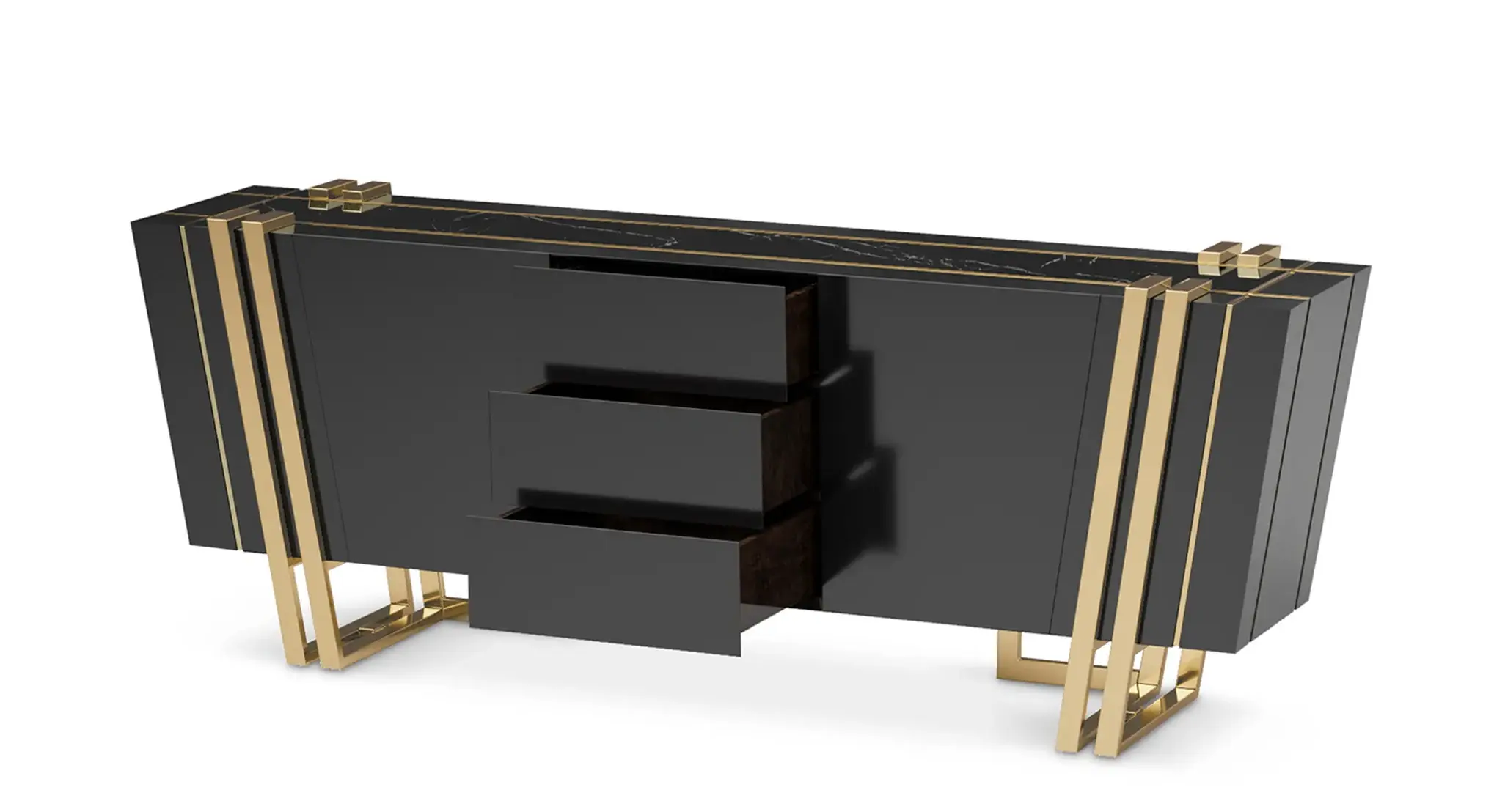 Soar Black Sideboard
