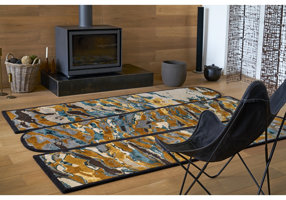 Viscose / Wool Indian Hand-woven Luxury Rug