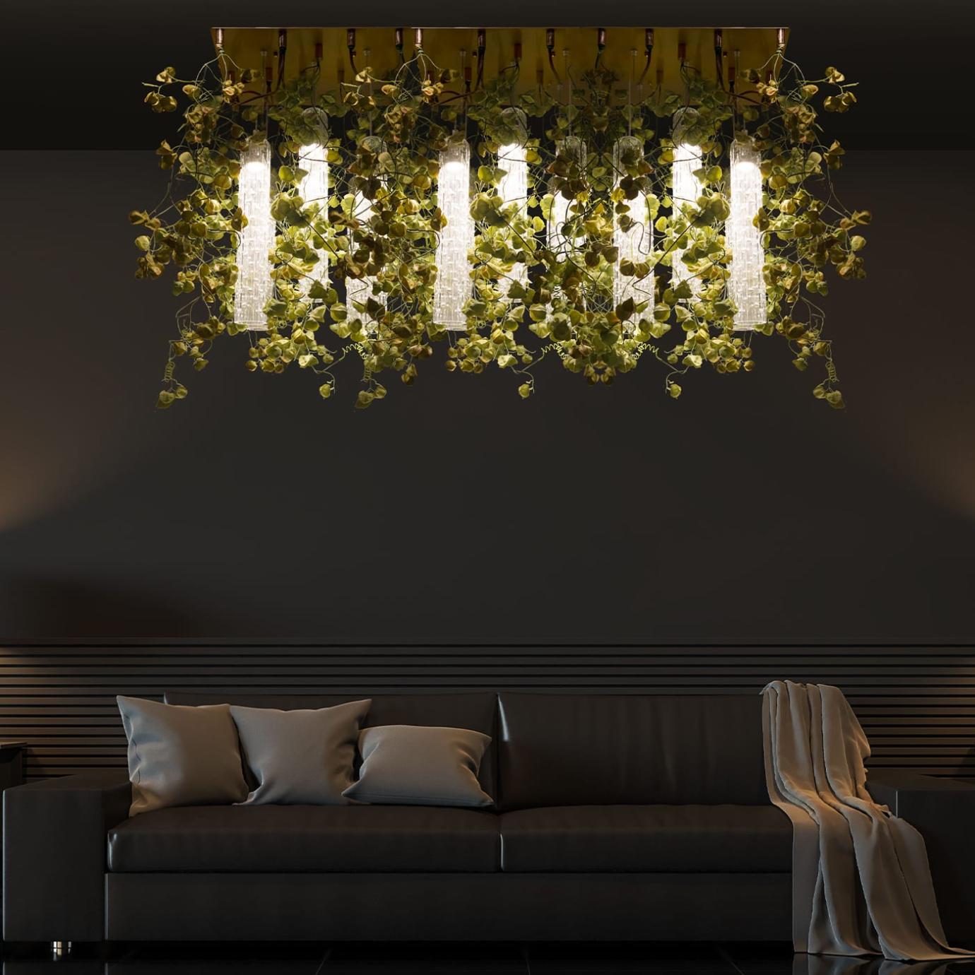 Physalis Italian Floral Chandelier