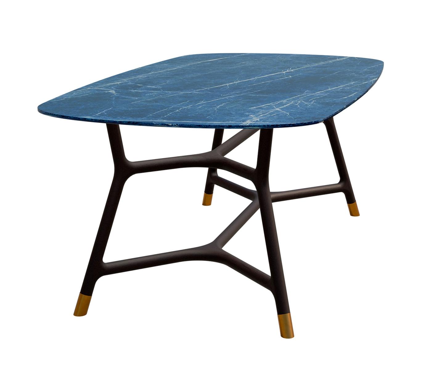 Joyce Blue Oval Artisan Dining Table