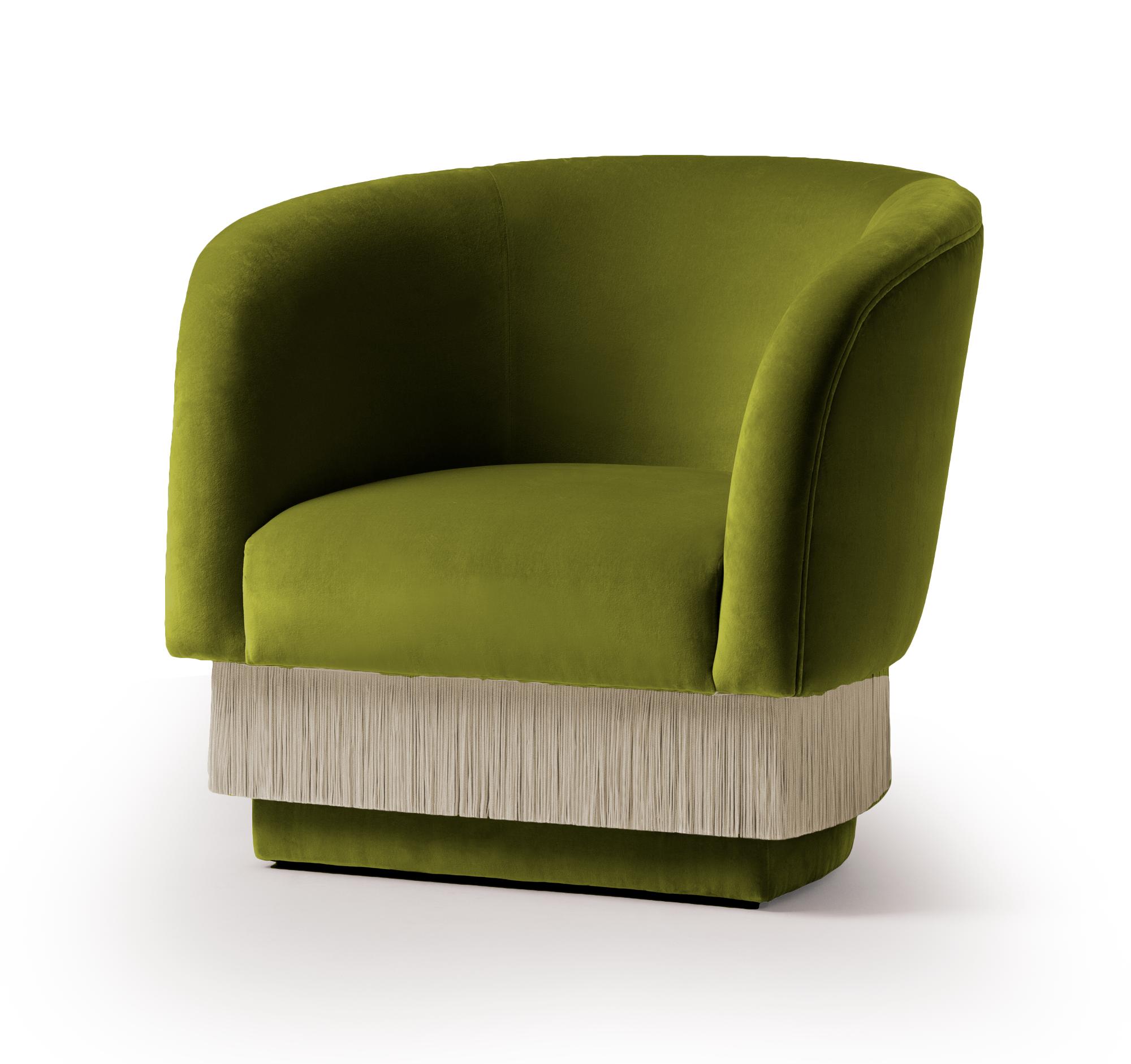 La Folie Green Armchair
